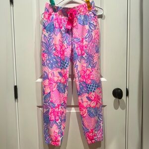Lilly Pulitzer NWT Size XS Mallie Knit Pants Snappy Turtle